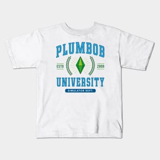 Plumbob University Emblem Kids T-Shirt